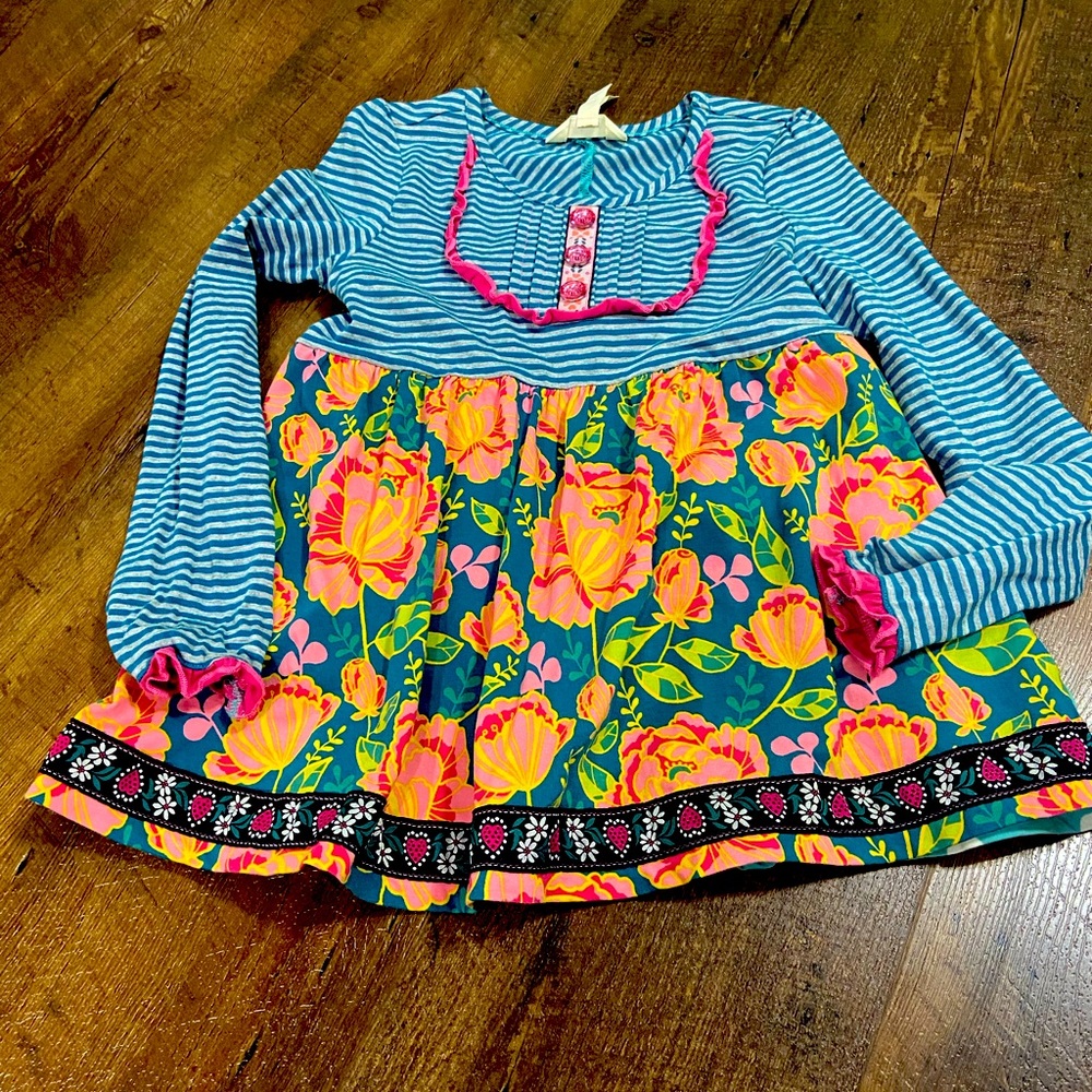 Matilda Jane long sleeve tunic, size 6. Excellent condition.